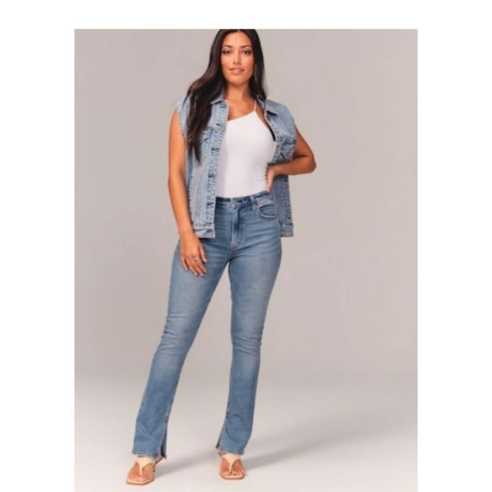 Abercrombie curve love high rise skinny jeans